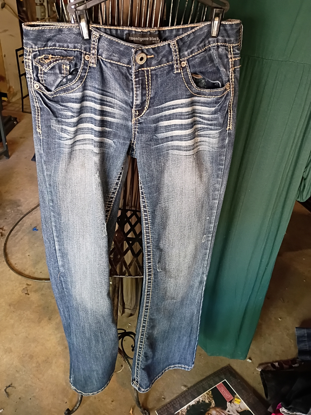 Twentyone Black Women’s Boot Cut Jeans in Faded Blue